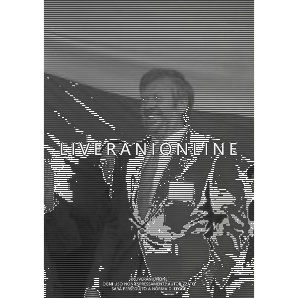 RETROSPETTIVA MORETTI LUIGI POLITICO LEGA NORD NELLA FOTO LUIGI MORETTI A PONTIDA NELL\'ANNO 1994 AG ALDO LIVERANI SAS