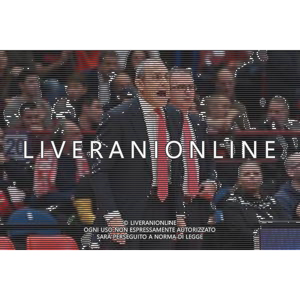 TVRG Ettore Messina allenatore Olimpia Milano EA7 Emporio Armani Milano vs Fenerbahce Beko Istanbul Assago (MI) 24-11-2022 Mediolanum Forum Turkish Airlines Euroleague 10a giornata regular season foto Roberto Garavaglia/ag. Aldo Liverani sas / AGENZIA ALDO LIVERANI SAS