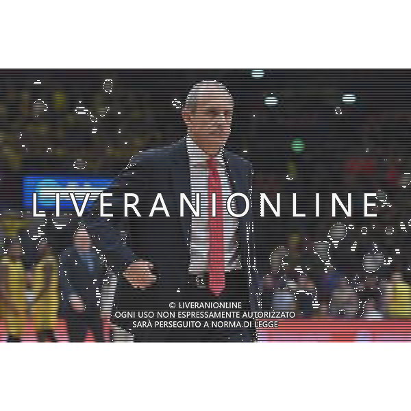 TVRG Ettore Messina allenatore Olimpia Milano EA7 Emporio Armani Milano vs Fenerbahce Beko Istanbul Assago (MI) 24-11-2022 Mediolanum Forum Turkish Airlines Euroleague 10a giornata regular season foto Roberto Garavaglia/ag. Aldo Liverani sas / AGENZIA ALDO LIVERANI SAS