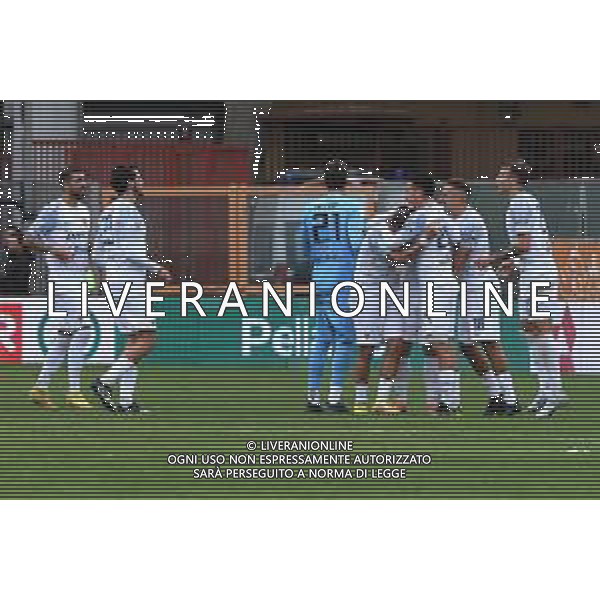 27/11/2022 Stadio Oreste Granillo Reggio Calabria Reggina vs Benevent Esultanza Benevento dopo il goal del pari di Acampora ©GARREFFA PASQUALE / AGENZIA ALDO LIVERANI SAS