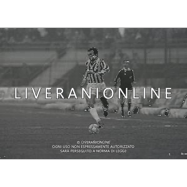 06-01-1988 TORINO COPPA ITALIA OTTAVI DI ANDATA JUVENTUS-PESCARA 1-0 NELLA FOTO MASSIMO MAURO AG ALDO LIVERANI SAS
