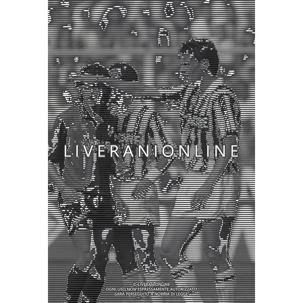 20-09-1992 GENOAVA CAMPIONATO DI CALCIO SERIE A GENOA-JUVENTUS 2-2 NELLA FOTO MORENO TORRICELLI AG ALDO LIVERANI SAS
