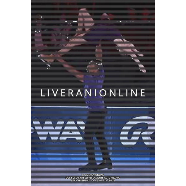 TVRG Golden Skate Awards nella foto Annette Dyrtr e Yannick Bonheur Golden Skate Awards Milano 26-11-2022 Allianz Cloud PalaLido foto Roberto Garavaglia/ag. Aldo Liverani sas / AGENZIA ALDO LIVERANI SAS