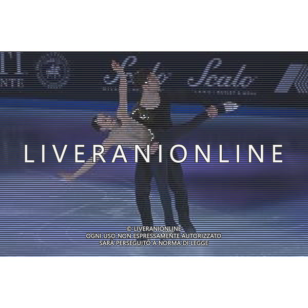 TVRG Golden Skate Awards nella foto Lucrezia Beccari e Matteo Guarise Golden Skate Awards Milano 26-11-2022 Allianz Cloud PalaLido foto Roberto Garavaglia/ag. Aldo Liverani sas / AGENZIA ALDO LIVERANI SAS