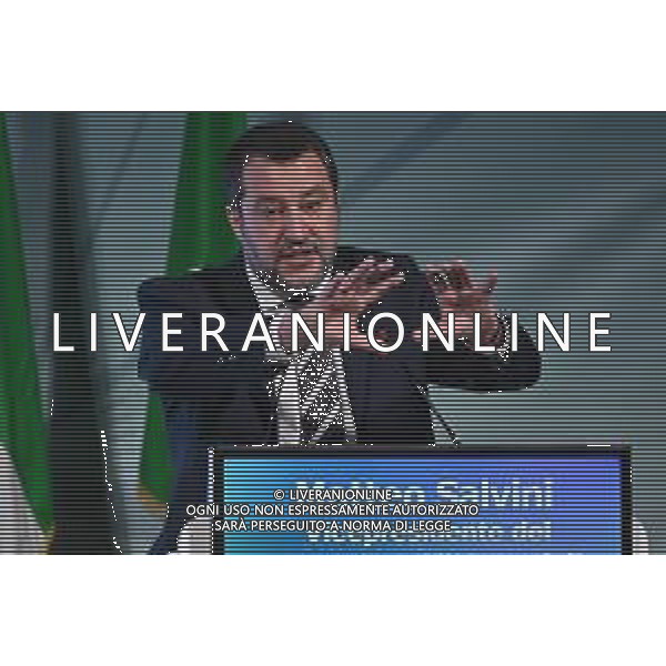TVRG Lombardia 2030 nella foto Matteo Salvini vicepresidente del Consiglio e ministro delle infrastrutture e dei trasporti Milano 28-11-2022 Convegno Lombardia 2030 presso la Pirelli Hangar Bicocca foto Roberto Garavaglia/ag. Aldo Liverani sas / AGENZIA ALDO LIVERANI SAS