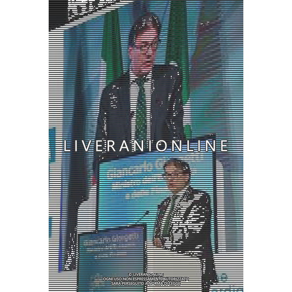 TVRG Lombardia 2030 nella foto Giancarlo Giorgetti ministro dell’economia e delle finanze Milano 28-11-2022 Convegno Lombardia 2030 presso la Pirelli Hangar Bicocca foto Roberto Garavaglia/ag. Aldo Liverani sas/ AGENZIA ALDO LIVERANI SAS