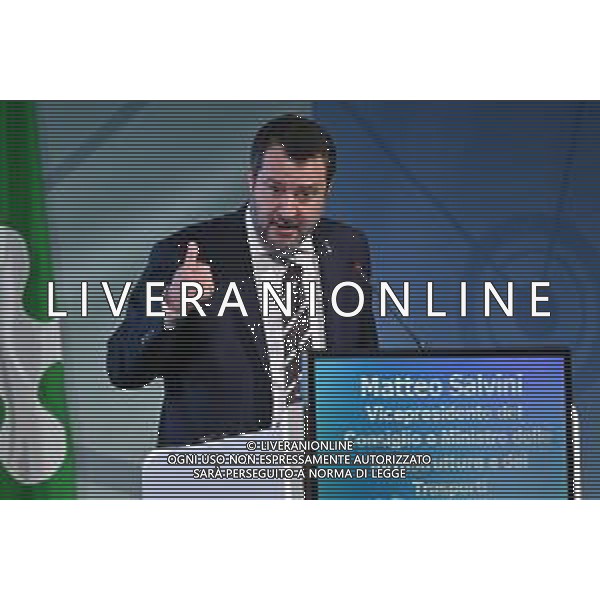 TVRG Lombardia 2030 nella foto Matteo Salvini vicepresidente del Consiglio e ministro delle infrastrutture e dei trasporti Milano 28-11-2022 Convegno Lombardia 2030 presso la Pirelli Hangar Bicocca foto Roberto Garavaglia/ag. Aldo Liverani sas/ AGENZIA ALDO LIVERANI SAS