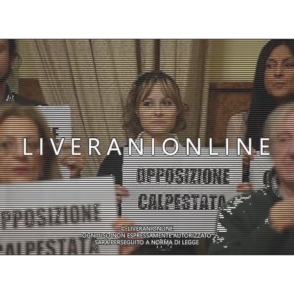IMOLA 29 11 2022 CONSIGLIO COMUNALE STRAORDINARIO PROTESTA DELLA MINORANZA PER I DIRITTI CALPESTATI NELLA FOTO SERENA BUGANI FRATELLI D\'ITALIA ©SANNA / AGENZIA ALDO LIVERANI SAS