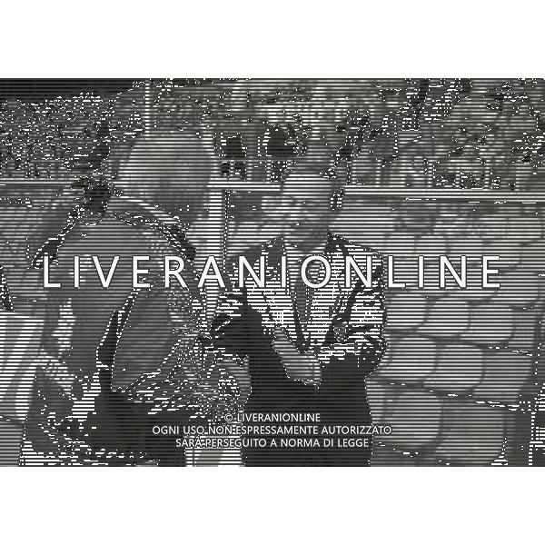 11-12-1994 GENOVA CAMPIONATO DI CALCIO SERIE A GENOA-PARMA 0-0 NELLA FOTO GIUSEPPE MARCHIORO ALLENATORE GENOA CALCIO CON NEVIO SCALA ALLENATORE PARMA CALCIO AG ALDO LIVERANI SAS