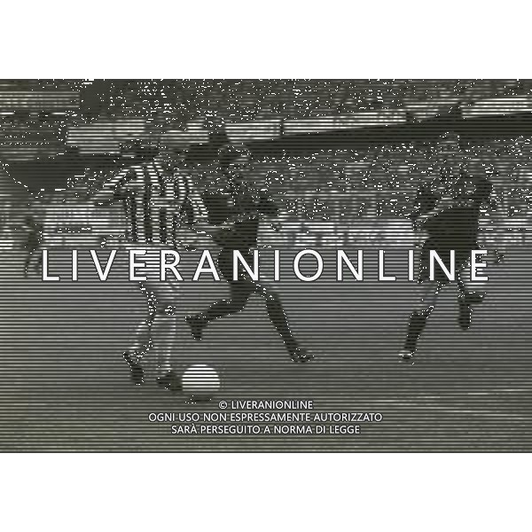 13-05-1995 CAMPIONATO DI CALCIO SERIE A GENOA-JUVENTUS 0-4 NELLA FOTO GIANLUCA VIALLI MARIO BORTOLAZZI E VINCENZO TORRENTE AG ALDO LIVERANI SAS
