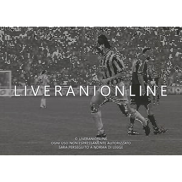 13-05-1995 CAMPIONATO DI CALCIO SERIE A GENOA-JUVENTUS 0-4 NELLA FOTO ESULTANZA ROBERT JARNI AG ALDO LIVERANI SAS