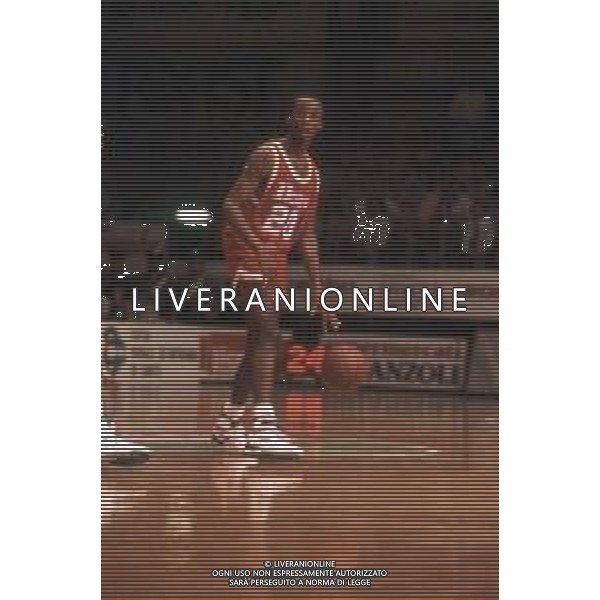 RETROSPETTIVA PALLACANESTRO VIRTUS ROMA BASKET NELL\'ANNO 1989 NELLA FOTO BRIAN SHAW CESTISTA ©DFP / ARCHIVIO AGENZIA ALDO LIVERANI SAS