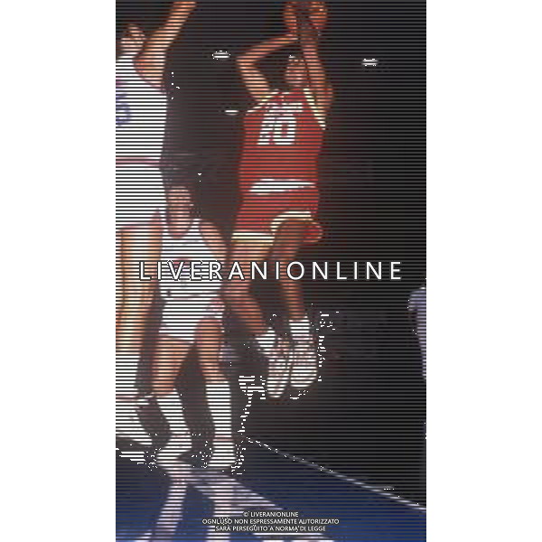 RETROSPETTIVA PALLACANESTRO VIRTUS ROMA BASKET NELL\'ANNO 1989 NELLA FOTO BRIAN SHAW CESTISTA ©DFP / ARCHIVIO AGENZIA ALDO LIVERANI SAS