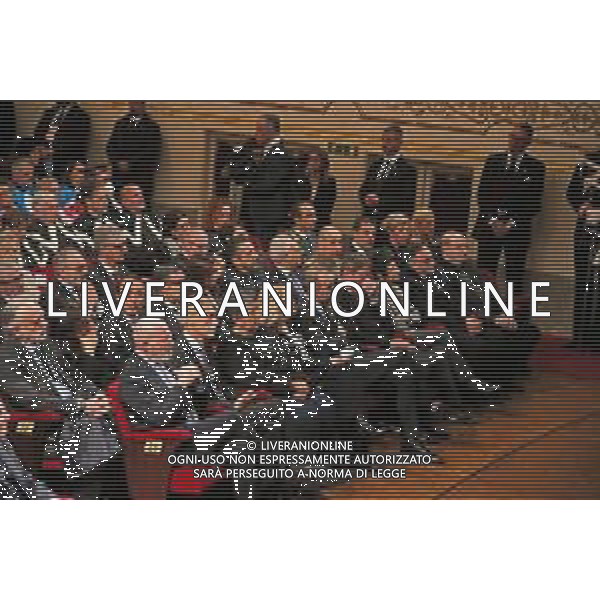 IL PRESIDENTE DELLA REPUBBLICA SERGIO MATTARELLA ALL\'INAUGURAZIONE DELL\'ANNO ACCADEMICO DELL\'UNIVERSITÀ\' \'UNIMORE\' AL TEATRO ARIOSTO DI REGGIO EMILIA 01.12.2022 NELLA FOTO IL PRESIDENTE DELLA REGIONE EMILIA ROMAGNA STEFANO BONACCINI E GRAZIANO DELRIO ©SANTANDREA / AGENZIA ALDO LIVERANI SAS