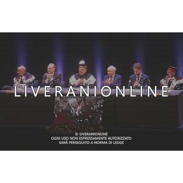 IL PRESIDENTE DELLA REPUBBLICA SERGIO MATTARELLA ALL\'INAUGURAZIONE DELL\'ANNO ACCADEMICO DELL\'UNIVERSITÀ\' \'UNIMORE\' AL TEATRO ARIOSTO DI REGGIO EMILIA 01.12.2022 NELLA FOTO IL RETTORE CARLO PORRO E I DOCENTI ©SANTANDREA / AGENZIA ALDO LIVERANI SAS