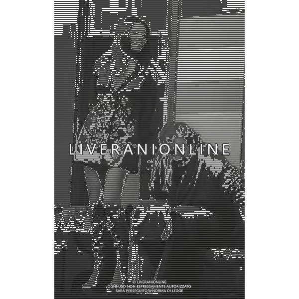 RETROSPETTIVA TAMARA BARONI ATTRICE NELLA FOTO TAMARA BARONI A MILANO NELL\'ANNO 1964 AG ALDO LIVERANI SAS