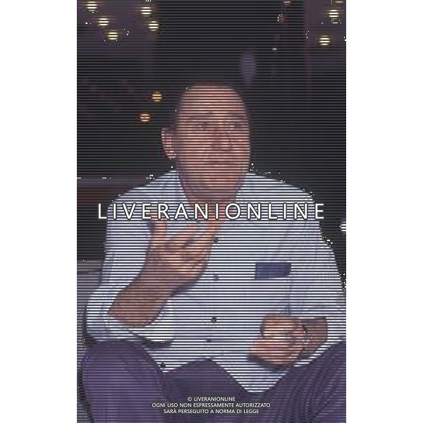 RETROSPETTIVA ALBERTO SORDI ATTORE NELLA FOTO ALBERTO SORDI A VENEZIA NELL\'ANNO 1989 AG ALDO LIVERANI SAS 