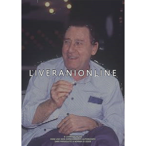 RETROSPETTIVA ALBERTO SORDI ATTORE NELLA FOTO ALBERTO SORDI A VENEZIA NELL\'ANNO 1989 AG ALDO LIVERANI SAS 