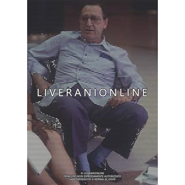 RETROSPETTIVA ALBERTO SORDI ATTORE NELLA FOTO ALBERTO SORDI A VENEZIA NELL\'ANNO 1989 AG ALDO LIVERANI SAS 