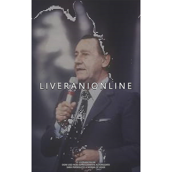 RETROSPETTIVA ALBERTO SORDI ATTORE NELLA FOTO ALBERTO SORDI A VENEZIA NELL\'ANNO 1989 AG ALDO LIVERANI SAS 