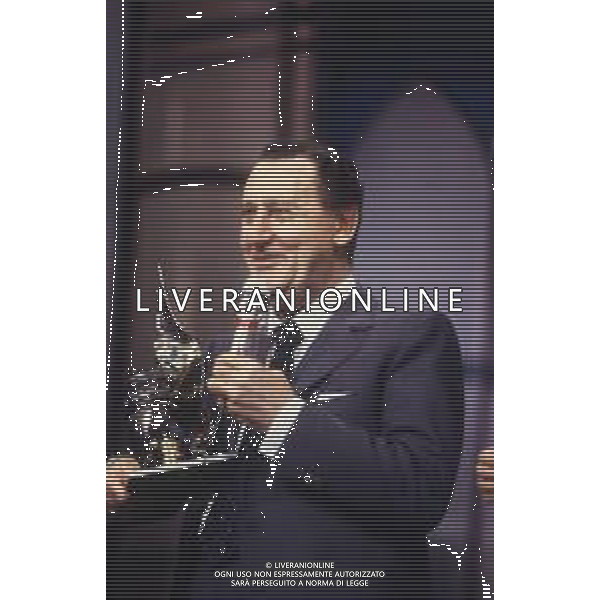 RETROSPETTIVA ALBERTO SORDI ATTORE NELLA FOTO ALBERTO SORDI A VENEZIA NELL\'ANNO 1989 AG ALDO LIVERANI SAS 