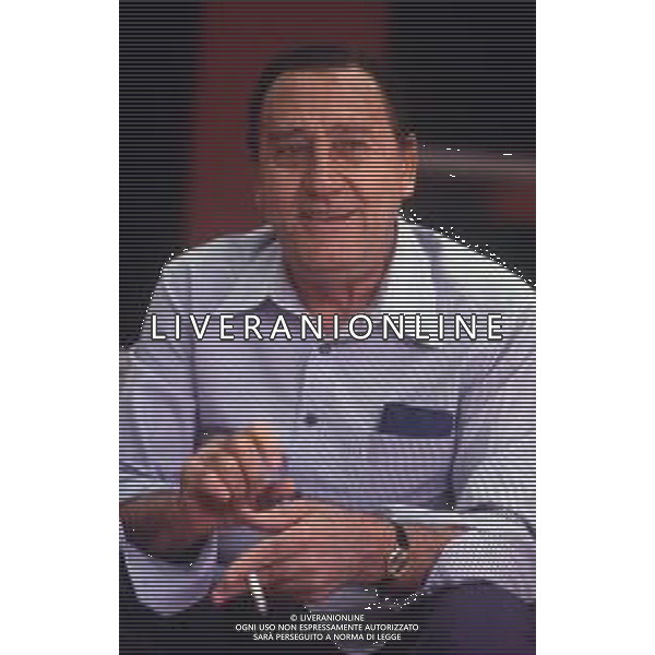 RETROSPETTIVA ALBERTO SORDI ATTORE NELLA FOTO ALBERTO SORDI A VENEZIA NELL\'ANNO 1989 AG ALDO LIVERANI SAS 