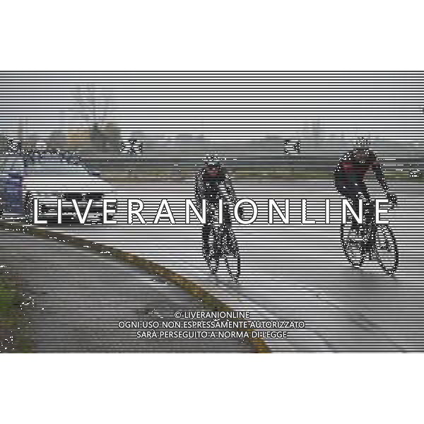 03-12-2022 Ricognizione Remco Evenepoel Tappa Cronometro Savignano - Cesena Giro 2023; 2022, Quick Step - Alpha Vinyl; Evenepoel, Remco; Mondini, Gianpaolo; ©SIROTTI / AGENZIA ALDO LIVERANI SAS