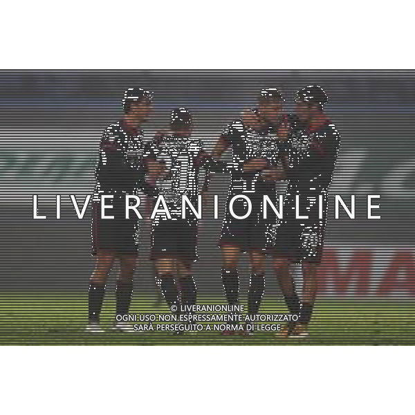 LEGA PRO 03/12/2022 Fiorenzuola - Rimini Campionato di Calcio serie C girone B - nella foto: esultanza fiorenzuola dopo il goal ©Claudio Zamagni/ AGENZIA ALDO LIVERANI SAS