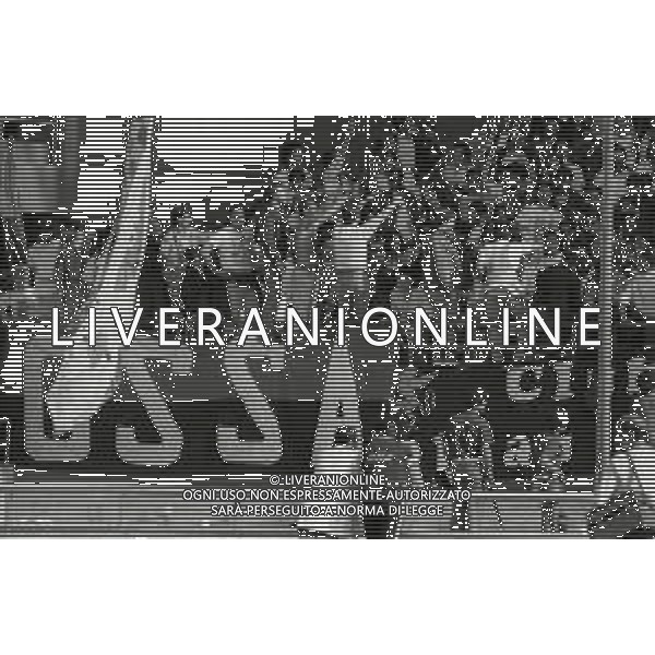 17-09-1989 GENOVA CAMPIONATO DI CALCIO SERIE A GENOA-MILAN 1-1 NELLA FOTO TIFOSI MILAN AG ALDO LIVERANI SAS