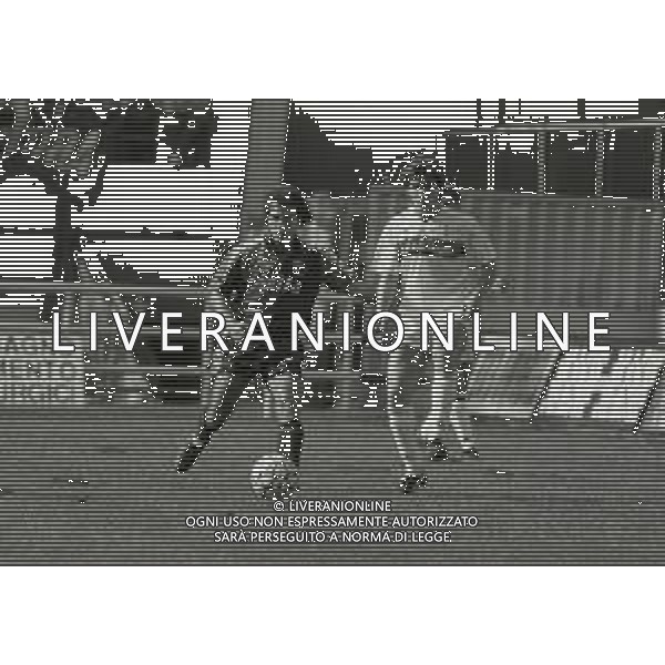 17-09-1989 GENOVA CAMPIONATO DI CALCIO SERIE A GENOA-MILAN 1-1 NELLA FOTO GOVANNI STROPPA E ARMANDO FERRONI AG ALDO LIVERANI SAS