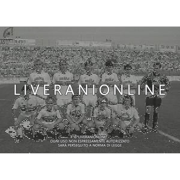 RETROSPETTIVA FORMAZIONE GENOA CALCIO 1988-1989 NELLA FOTO LA FORMAZIONE DEL GENOA CALCIO 1988-1989 DA SIN IN PIEDI DAVIDE FONTOLAN-GIANLUCA SUGNORINI-FULVIO COLLOVATI-JOSE PERDOMO-RUBEN PAZ-ATTILIO GREGORI SED DA SIN CARLOS AGUILERA-GENNARO RUOTOLO-STEFANO ERANIO-ARMANDO FERRONI-ALBERTO URBAN AG ALDO LIVERANI SAS