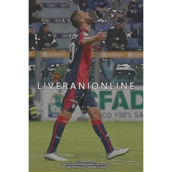 3-12-2022. Cagliari Calcio-Parma Calcio 15° giornata serie BKT 2022/2023, stadio Unipol Domus Cagliari. Foto Salvatore Moi/Aldo Liverani s.a.s. Nella foto: Esultanza dopo il gol di Leonardo Pavoletti ©MOI / AGENZIA ALDO LIVERANI SAS
