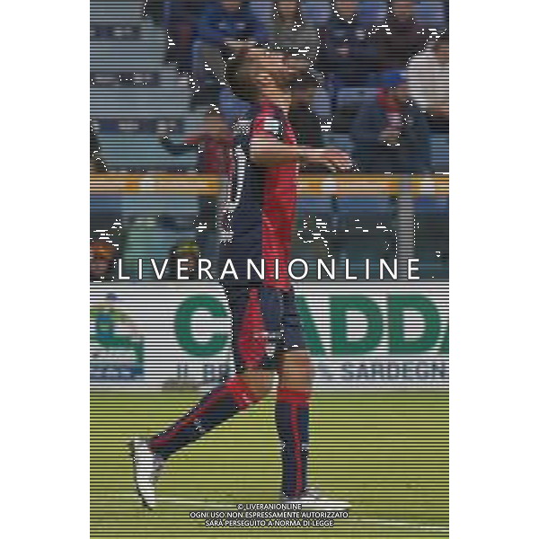 3-12-2022. Cagliari Calcio-Parma Calcio 15° giornata serie BKT 2022/2023, stadio Unipol Domus Cagliari. Foto Salvatore Moi/Aldo Liverani s.a.s. Nella foto: Esultanza dopo il gol di Leonardo Pavoletti ©MOI / AGENZIA ALDO LIVERANI SAS