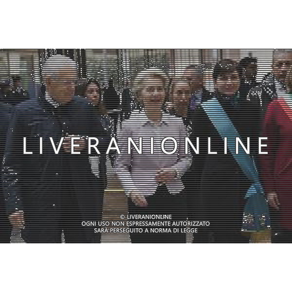 TVRG Bocconi Monti Mattarella nella foto Mario Monti e Ursula von der Leyen Presidente della Commissione europea Milano 07-12-2022 L\'universita\' Bocconi saluta Mario Monti, presente tra gli altri il Presidente della Repubblica Sergio Mattarella foto Roberto Garavaglia/ag. Aldo Liverani sas/ AGENZIA ALDO LIVERANI SAS