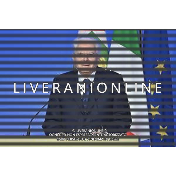 TVRG Bocconi Monti Mattarella nella foto Sergio Mattarella Presidente della Repubblica Milano 07-12-2022 L\'universita\' Bocconi saluta Mario Monti, presente tra gli altri il Presidente della Repubblica Sergio Mattarella foto Roberto Garavaglia/ag. Aldo Liverani sas/ AGENZIA ALDO LIVERANI SAS