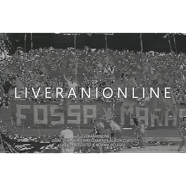 01-10-1989 GENOVA CAMPIONATO DI CALCIO SERIE A GENOA-SAMPDORIA 1-2 NELLA FOTO TIFOSI GENOA AG ALDO LIVERANI SAS