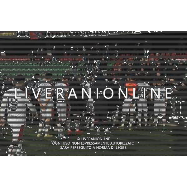Ternana vs Cagliari Campionato Serie B - 16 Giornata Stadio Liberati - Terni 07-12-2022 nella foto: Il Cagliari contestato dai tifosi ©Federico Gaetano / AGENZIA ALDO LIVERANI SAS