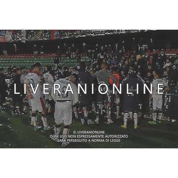 Ternana vs Cagliari Campionato Serie B - 16 Giornata Stadio Liberati - Terni 07-12-2022 nella foto: Il Cagliari contestato dai tifosi ©Federico Gaetano / AGENZIA ALDO LIVERANI SAS