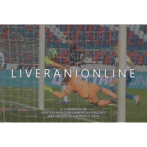 Serie B 2022-2023 Cosenza-Brescia Gol Joaquin Larrivey during the Italian soccer Serie B match Cosenza vs Brescia on December 08, 2022 at the San Vito-Marulla in Cosenza, Italy ©Andrea Rosito / AGENZIA ALDO LIVERANI SAS