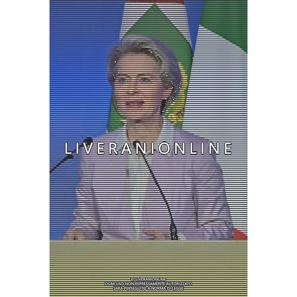 TVRG Bocconi Monti Mattarella nella foto Ursula von der Leyen presidente della commissione europea Milano 07-12-2022 L\'universita\' Bocconi saluta Mario Monti, presente tra gli altri il Presidente della Repubblica Sergio Mattarella foto Roberto Garavaglia/ag. Aldo Liverani sas / AGENZIA ALDO LIVERANI SAS