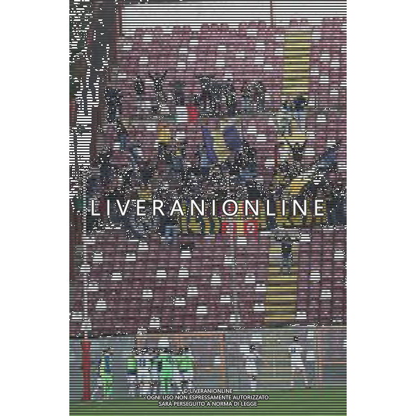08.12.2022 REGGIO CALABRIA STADIO ORESTE GRANILLO. CAMPIONATO SERIE B. REGGINA VS FROSINONE. IN FOTO ESULTANZA FROSINONE SOTTO LA CURVA DOPO IL GOAL DI INSIGNE ©GARREFFA PASQUALE / AGENZIA ALDO LIVERANI SAS