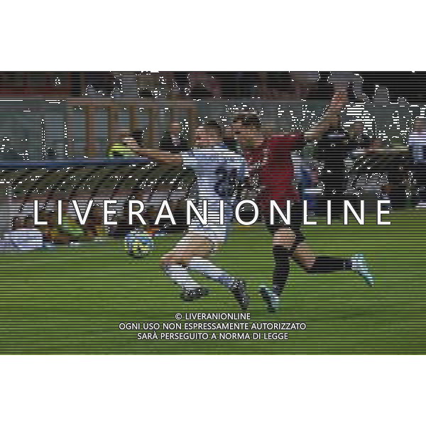 08.12.2022 REGGIO CALABRIA STADIO ORESTE GRANILLO. CAMPIONATO SERIE B. REGGINA VS FROSINONE. IN FOTO COTALI FROSINONE E RICCI REGGINA ©GARREFFA PASQUALE / AGENZIA ALDO LIVERANI SAS
