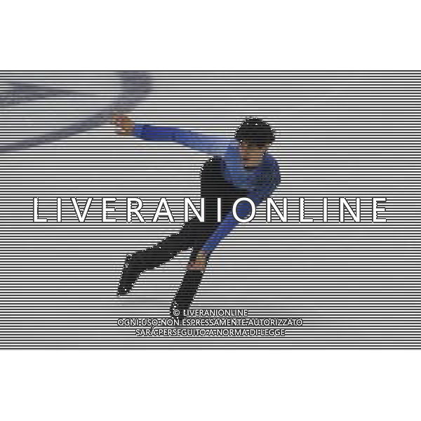TVMV-Torino 08.12.2022 Palavela © Manuela Viganti/Agenzia Aldo Liverani Grand Prix of Figure Skating Final 2022/2023 Torino Nella foto: Nikolaj Memola Junior Men short program ©Viganti Manuela / AGENZIA ALDO LIVERANI SAS