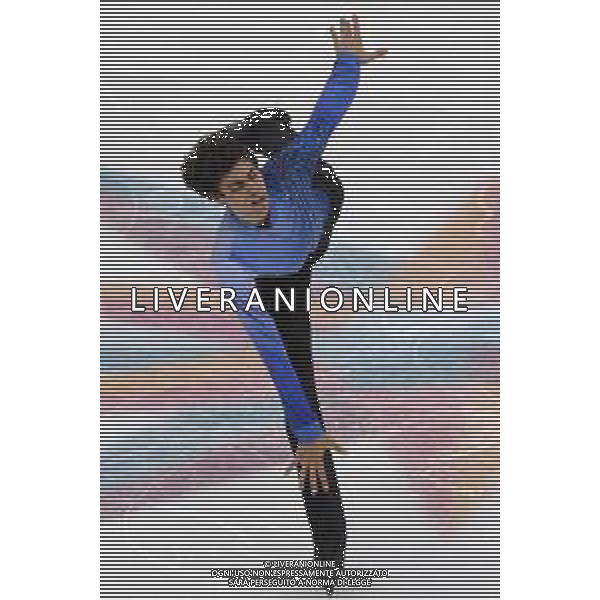 TVMV-Torino 08.12.2022 Palavela © Manuela Viganti/Agenzia Aldo Liverani Grand Prix of Figure Skating Final 2022/2023 Torino Nella foto: Nikolaj Memola Junior Men short program ©Viganti Manuela / AGENZIA ALDO LIVERANI SAS