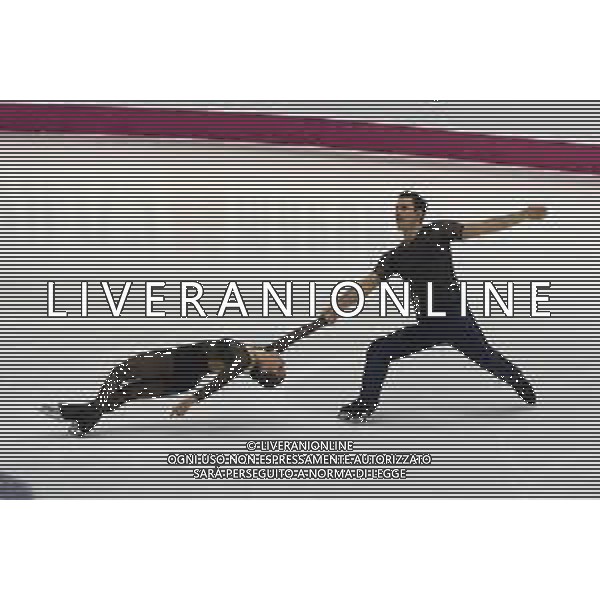 TVMV-Torino 08.12.2022 Palavela © Manuela Viganti/Agenzia Aldo Liverani Grand Prix of Figure Skating Final 2022/2023 Torino Nella foto: rebecca ghilardi e filippo ambrosini ©Viganti Manuela / AGENZIA ALDO LIVERANI SAS