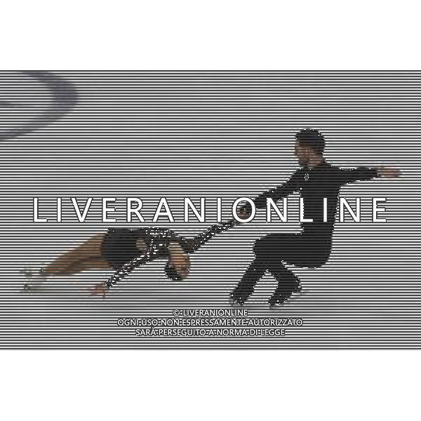 TVMV-Torino 08.12.2022 Palavela © Manuela Viganti/Agenzia Aldo Liverani Grand Prix of Figure Skating Fianl 2022/2023 Torino Nella foto: deanna stellato dudek e maxime deschamps ©Viganti Manuela / AGENZIA ALDO LIVERANI SAS
