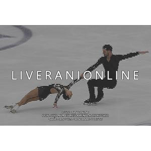 TVMV-Torino 08.12.2022 Palavela © Manuela Viganti/Agenzia Aldo Liverani Grand Prix of Figure Skating Fianl 2022/2023 Torino Nella foto: deanna stellato dudek e maxime deschamps ©Viganti Manuela / AGENZIA ALDO LIVERANI SAS