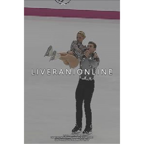 TVMV-Torino 08.12.2022 Palavela © Manuela Viganti/Agenzia Aldo Liverani Grand Prix of Figure Skating Fianl 2022/2023 Torino Nella foto: alexa kniermi e brandon frazier ©Viganti Manuela / AGENZIA ALDO LIVERANI SAS
