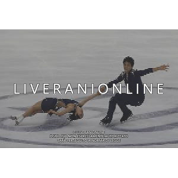 TVMV-Torino 08.12.2022 Palavela © Manuela Viganti/Agenzia Aldo Liverani Grand Prix of Figure Skating Fianl 2022/2023 Torino Nella foto: riku miura e ryuchi kihara ©Viganti Manuela / AGENZIA ALDO LIVERANI SAS