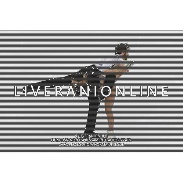 TVMV-Torino 09.12.2022 Palavela © Manuela Viganti/Agenzia Aldo Liverani Grand Prix of Figure Skating Final 2022/2023 Torino Nella foto: sara conti e niccolo macii pairs free skating ©Manuela Viganti / AGENZIA ALDO LIVERANI SAS